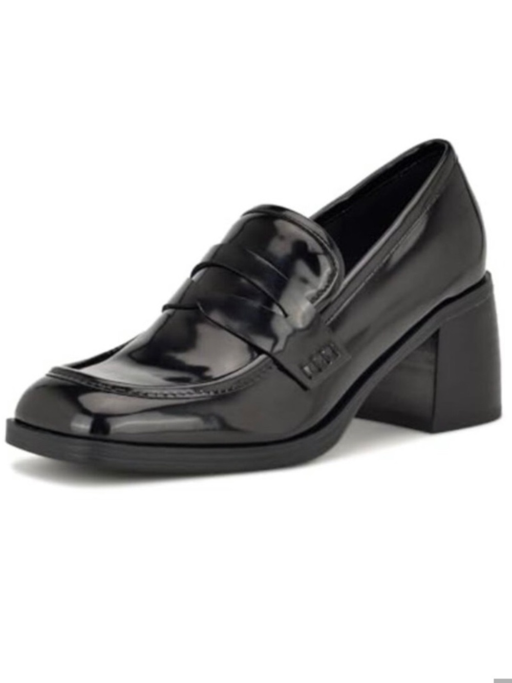Avalia Heeled Loafers 9 / M / Black Patent